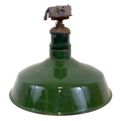 #10458 - Porcelain&nbsp;Enameled&nbsp;Industrial&nbsp;Light&nbsp;Fixture&nbsp;image