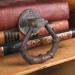 #11461 - Antique&nbsp;Solid&nbsp;Brass&nbsp;Door&nbsp;Knocker&nbsp;Hardware&nbsp;image