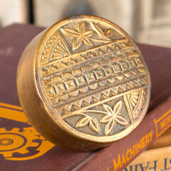 #13196 - Antique&nbsp;Brass&nbsp;Trenton&nbsp;Entry&nbsp;Doorknob&nbsp;image