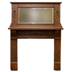 #14556 - Salvaged&nbsp;Wood&nbsp;Fireplace&nbsp;Mantel&nbsp;image