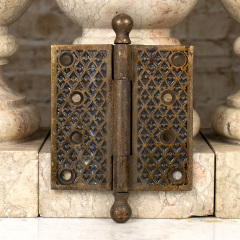 #14575 - Antique&nbsp;Ball&nbsp;Finial&nbsp;Door&nbsp;Hinge&nbsp;image