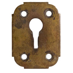 #14611 - Solid&nbsp;Brass&nbsp;Keyhole&nbsp;Escutcheon&nbsp;image