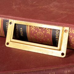#15051 - Brass&nbsp;Card&nbsp;Catalog&nbsp;Card&nbsp;Holder&nbsp;image