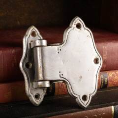 #15510 - Antique&nbsp;Nickel&nbsp;Ice&nbsp;Box&nbsp;Door&nbsp;Hinge&nbsp;Hardware&nbsp;image