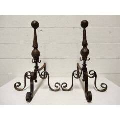 #17379 - JAN&nbsp;BARBOGLIO&nbsp;Fireplace&nbsp;Andirons&nbsp;image