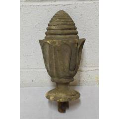 #23406 - Salvaged&nbsp;Large&nbsp;Antique&nbsp;Turned&nbsp;Wood&nbsp;Finial&nbsp;image