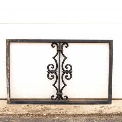 #28064 - Salvaged&nbsp;Ornate&nbsp;Vintage&nbsp;Metal&nbsp;Railing&nbsp;Section&nbsp;image