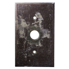 #28243 - Antique&nbsp;Brass&nbsp;Push&nbsp;Button&nbsp;Light&nbsp;Switch&nbsp;Cover&nbsp;image