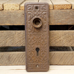 #28430 - Antique&nbsp;Lockwood&nbsp;Doorknob&nbsp;Backplate&nbsp;image