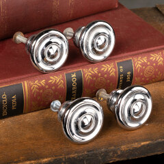 #29069 - Set&nbsp;of&nbsp;4&nbsp;Chrome&nbsp;Cabinet&nbsp;Knobs&nbsp;image