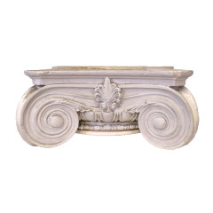 #29918 - Salvaged&nbsp;Vintage&nbsp;Plaster&nbsp;Ionic&nbsp;Column&nbsp;Capital&nbsp;image