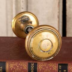 #30613 - Salvaged&nbsp;Antique&nbsp;Solid&nbsp;Brass&nbsp;Doorknobs&nbsp;image