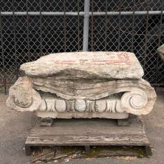 #3107 - Salvaged&nbsp;Carved&nbsp;Stone&nbsp;Architectural&nbsp;Ornament&nbsp;image
