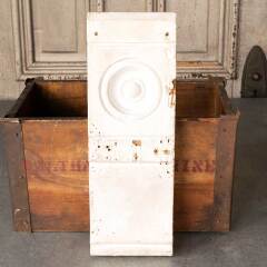 #31817 - Salvaged&nbsp;Painted&nbsp;Wood&nbsp;Rosette&nbsp;Trim&nbsp;Block&nbsp;image