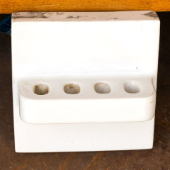 #31969 - White&nbsp;Porcelain&nbsp;Toothbrush&nbsp;Holder&nbsp;image