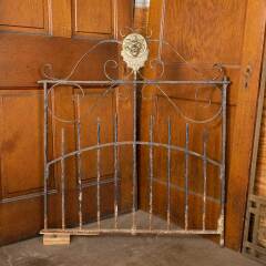 #32367 - Antique&nbsp;Lion&nbsp;Head&nbsp;Wrought&nbsp;Iron&nbsp;Garden&nbsp;Gate&nbsp;image