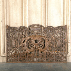 #33648 - Antique&nbsp;Ornate&nbsp;Cast&nbsp;Iron&nbsp;Fireplace&nbsp;Screen&nbsp;image