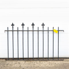 #33918 - Salvaged&nbsp;Vintage&nbsp;Wrought&nbsp;Iron&nbsp;Fence&nbsp;Section&nbsp;image