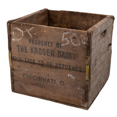#34720 - Vintage&nbsp;Kroger&nbsp;Wood&nbsp;Crate&nbsp;image
