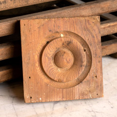#36282 - Salvaged&nbsp;Rosette&nbsp;Trim&nbsp;Block&nbsp;image