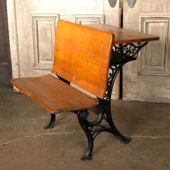 #37032 - Antique&nbsp;ECLIPSE&nbsp;3&nbsp;Schoolhouse&nbsp;School&nbsp;Desk&nbsp;image