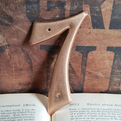 #37784 - Metal&nbsp;House&nbsp;Number&nbsp;7&nbsp;image