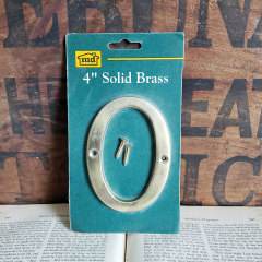 #37797 - Brass&nbsp;House&nbsp;Number&nbsp;O&nbsp;image