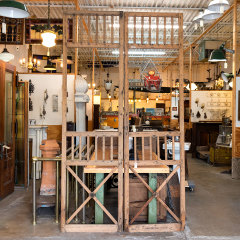 #38006 - 31x112&nbsp;Antique&nbsp;Oak&nbsp;Screen&nbsp;Doors&nbsp;image