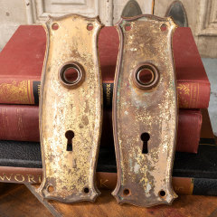 #38338 - Antique&nbsp;Salvaged&nbsp;Doorknob&nbsp;Backplates&nbsp;image