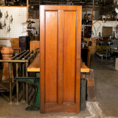 #38468 - 28x74&nbsp;Salvaged&nbsp;2&nbsp;Panel&nbsp;Oak&nbsp;Door&nbsp;image