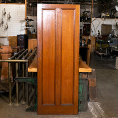 #38509 - 28x74&nbsp;Salvaged&nbsp;2&nbsp;Panel&nbsp;Oak&nbsp;Door&nbsp;image