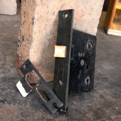 #39194 - Antique&nbsp;JB&nbsp;Schroder&nbsp;Co&nbsp;Mortise&nbsp;and&nbsp;Strike&nbsp;image