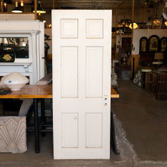 #39224 - 30x77&nbsp;Salvaged&nbsp;6&nbsp;Panel&nbsp;Interior&nbsp;Door&nbsp;image