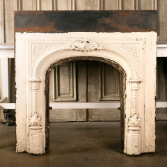 #39810 - Antique&nbsp;Ornate&nbsp;Cast&nbsp;Iron&nbsp;Fireplace&nbsp;Surround&nbsp;image