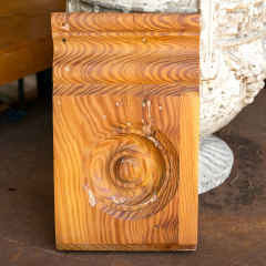 #39895 - Salvaged&nbsp;Pine&nbsp;Rosette&nbsp;Trim&nbsp;Block&nbsp;image