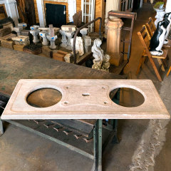 #39951 - Victorian&nbsp;Double&nbsp;Bowl&nbsp;Marble&nbsp;Sink&nbsp;Top&nbsp;image