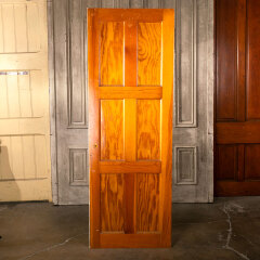 #40267 - 28x79&nbsp;Salvaged&nbsp;6&nbsp;Panel&nbsp;Pine&nbsp;Interior&nbsp;Door&nbsp;image