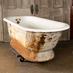 #40272 - 30x60&nbsp;Antique&nbsp;Cast&nbsp;Iron&nbsp;Skirted&nbsp;Bathtub&nbsp;image