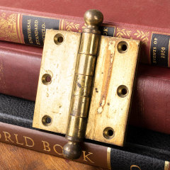 #40597 - Solid&nbsp;Brass&nbsp;Ball&nbsp;Finial&nbsp;Door&nbsp;Hinge&nbsp;image