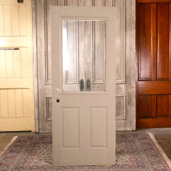 #40624 - 32x79&nbsp;Salvaged&nbsp;Metal&nbsp;Clad&nbsp;Half&nbsp;Lite&nbsp;Entry&nbsp;Door&nbsp;image