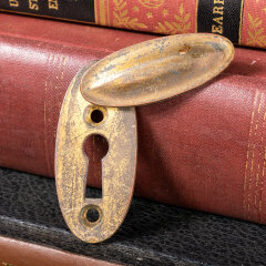 #41207 - Antique&nbsp;Brass&nbsp;Keyhole&nbsp;Escutcheon&nbsp;image