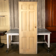 #41293 - 28x81&nbsp;Antique&nbsp;6&nbsp;Panel&nbsp;Pocket&nbsp;Door&nbsp;image