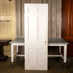 #41296 - 28x79&nbsp;Antique&nbsp;6&nbsp;Panel&nbsp;Pocket&nbsp;Door&nbsp;image