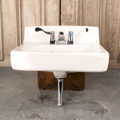 #41299 - Salvaged&nbsp;Porcelain&nbsp;Wall&nbsp;Hung&nbsp;Bathroom&nbsp;Sink&nbsp;image