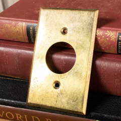 #41406 - Single&nbsp;Gang&nbsp;Outlet&nbsp;Receptacle&nbsp;Cover&nbsp;Plate&nbsp;image