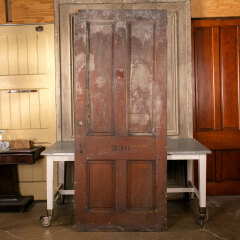 #41477 - 39x93&nbsp;Antique&nbsp;4&nbsp;Panel&nbsp;Interior&nbsp;Wood&nbsp;Door&nbsp;image