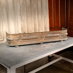 #41567 - Antique&nbsp;Brass&nbsp;Filigree&nbsp;Fireplace&nbsp;Fender&nbsp;image