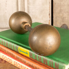 #42396 - Antique&nbsp;Solid&nbsp;Brass&nbsp;Sphere&nbsp;Doorknobs&nbsp;image