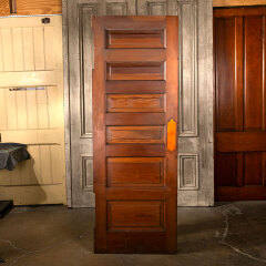 #42643 - 30x84&nbsp;Salvaged&nbsp;6&nbsp;Panel&nbsp;Pine&nbsp;Swing&nbsp;Door&nbsp;image