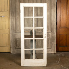 #42675 - 30x73&nbsp;Antique&nbsp;10&nbsp;Lite&nbsp;French&nbsp;Entry&nbsp;Door&nbsp;image